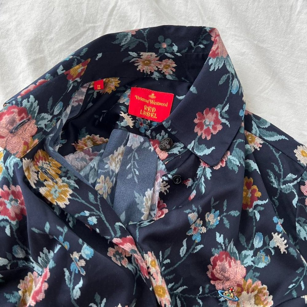 Vivienne Westwood Red Label flower printed shirts - Picture 3 of 4